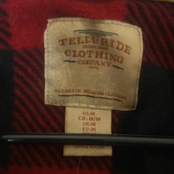Telluride Clothing Co. - Men’s Buffalo Plaid Shirt - Size US M - Picture 2 of 4
